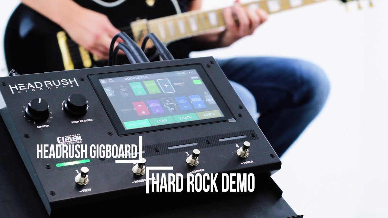 Headrush Gigboard | Hard Rock Demo (In the mix)