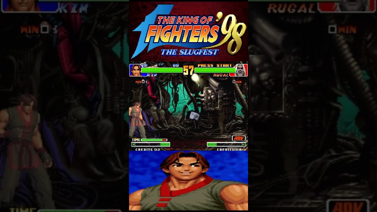 #kof98 #mbizarro Kim VS Rugal (KoF '98)