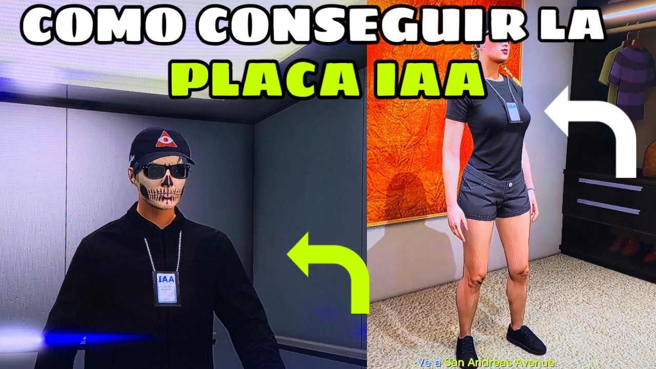 COMO CONSEGUIR LA PLACA IAA || GTA 5 online || EN 3 min