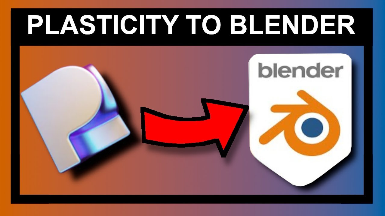 Plasticity to Blender Easy Workflow!