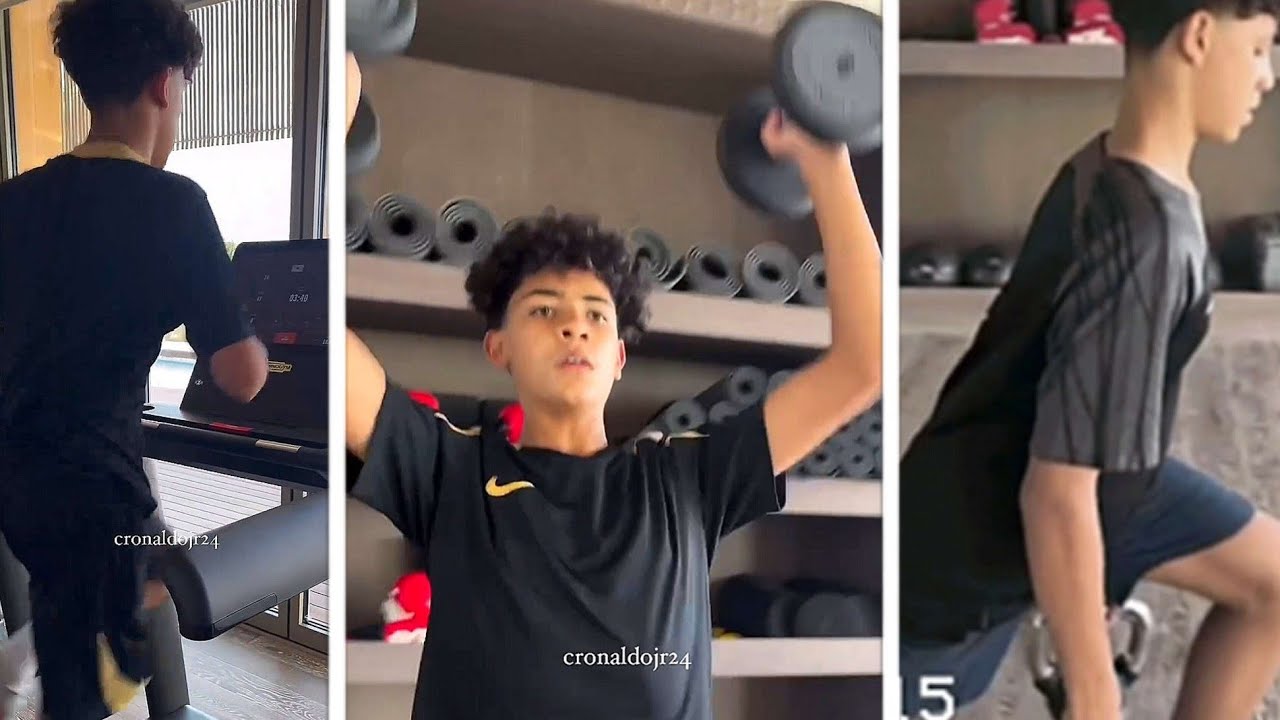 Ronaldo Junior Training Hard For The New Season 😤⚽️💪🏽