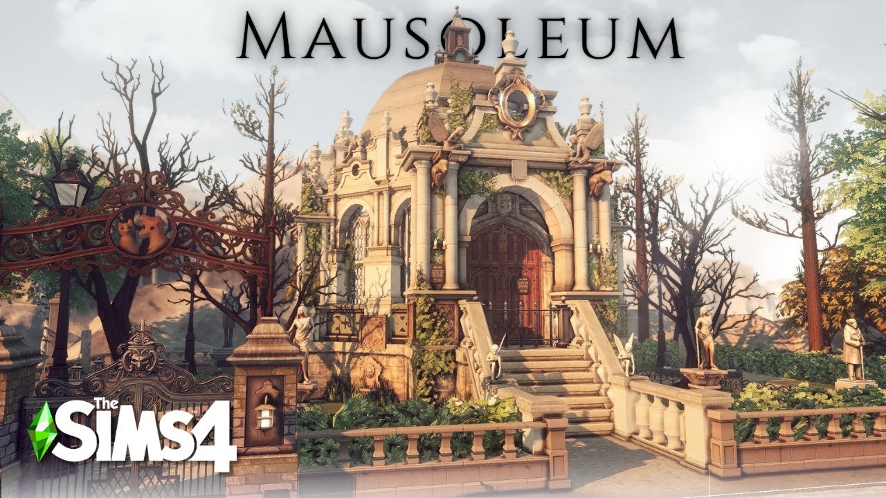 The Sims 4 - Gotic Mausoleum - Life & Death soon - Relaxing Speed Build