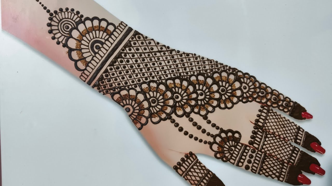 New Jewellery Mehndi Design | Mehndi Designs For Hands | Simple Easy Henna design | Mehandi Designs