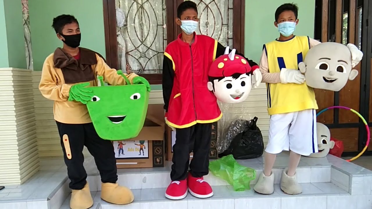 RAMASALAH KATA-KATA UNBOXING BOBOIBOY, ADU DU & UPIN dan IPIN COSPLAY, LILY & ON MY WAY ALAN WALKER