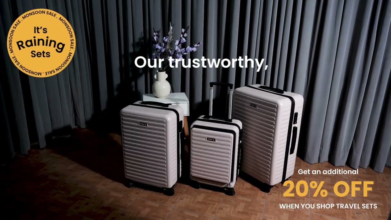 Assembly's Monsoon Sale!  Get an extra 20% OFF when you shop cabin sets of 2, 3 and travel sets.