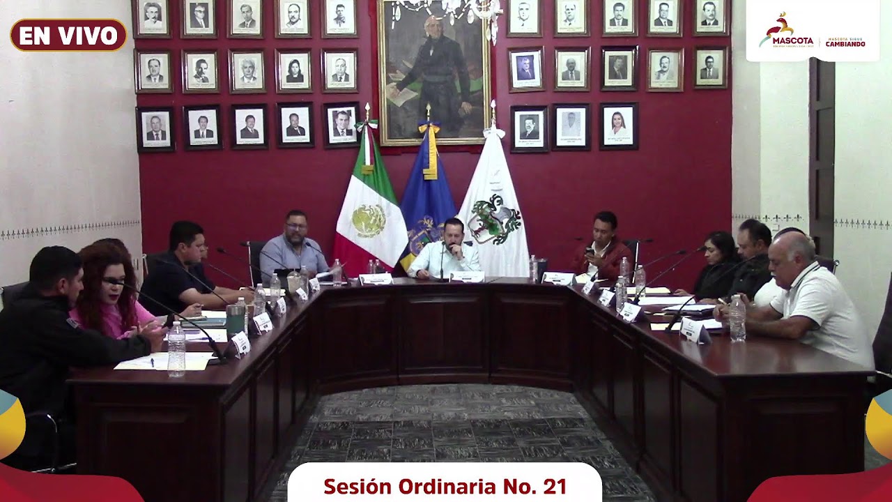 Sesión Ordinaria número 21 del H. Ayuntamiento de Mascota, Jalisco,