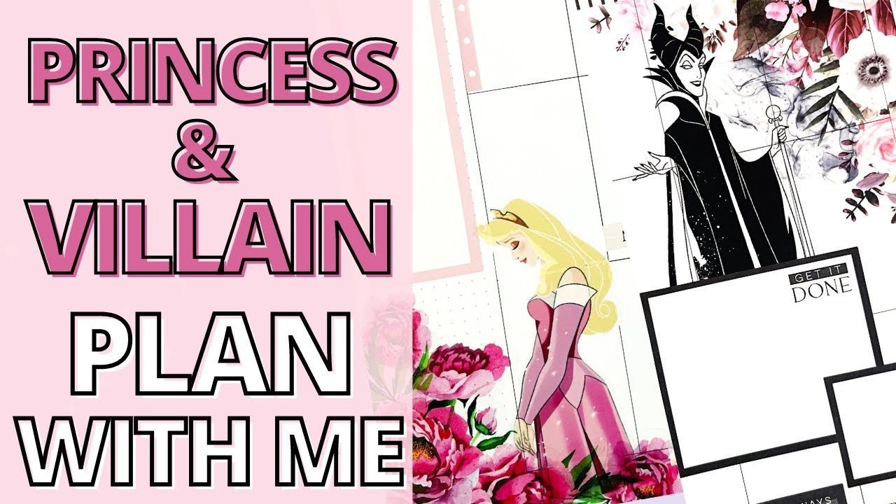 PLAN WITH ME | DISNEY PRINCESS & VILLAIN | CLASSIC HAPPY PLANNER