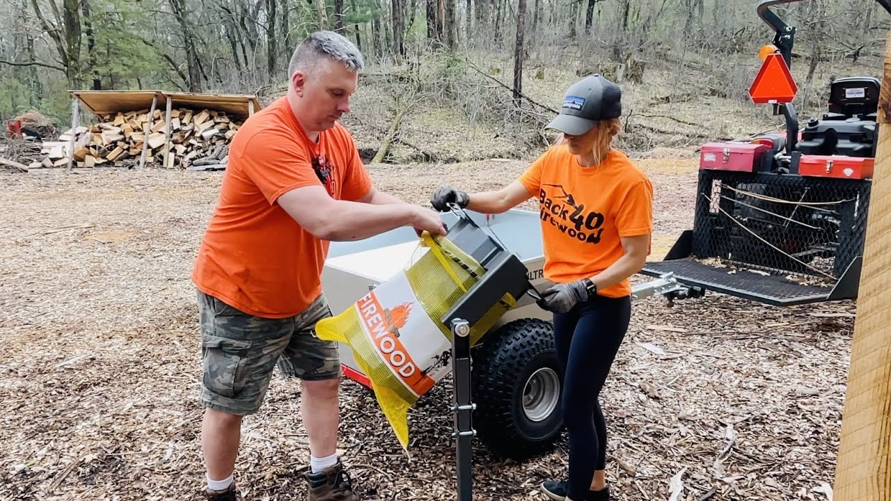 Недостающее звено в связке дров — @WolfeRidge Firewood Bagging Station