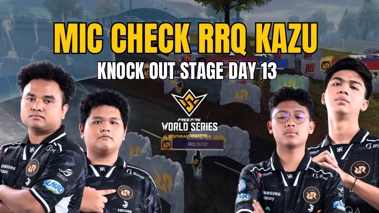 FULL MIC CHECK RRQ KAZU BOYAAH KILL 20!!! - FREE FIRE