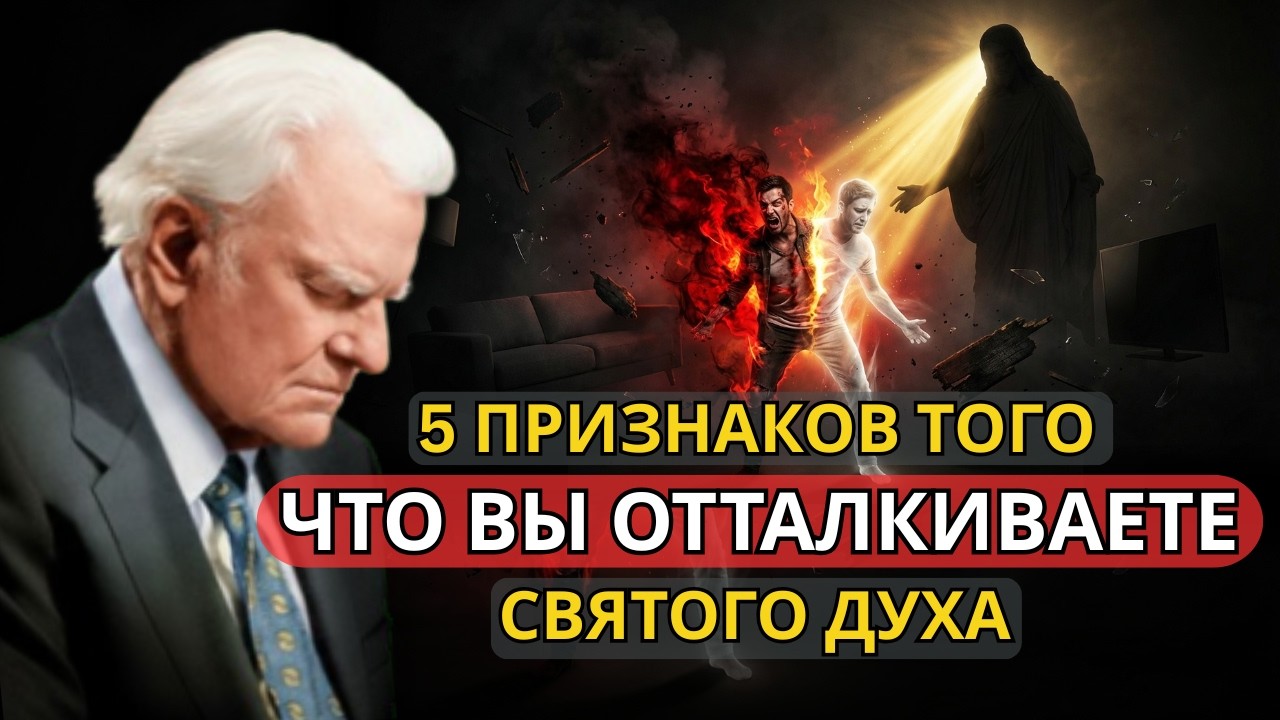 5 признаков того, что вы отталкиваете Святого Духа (вы подавляете Его!) | Билли Грэм