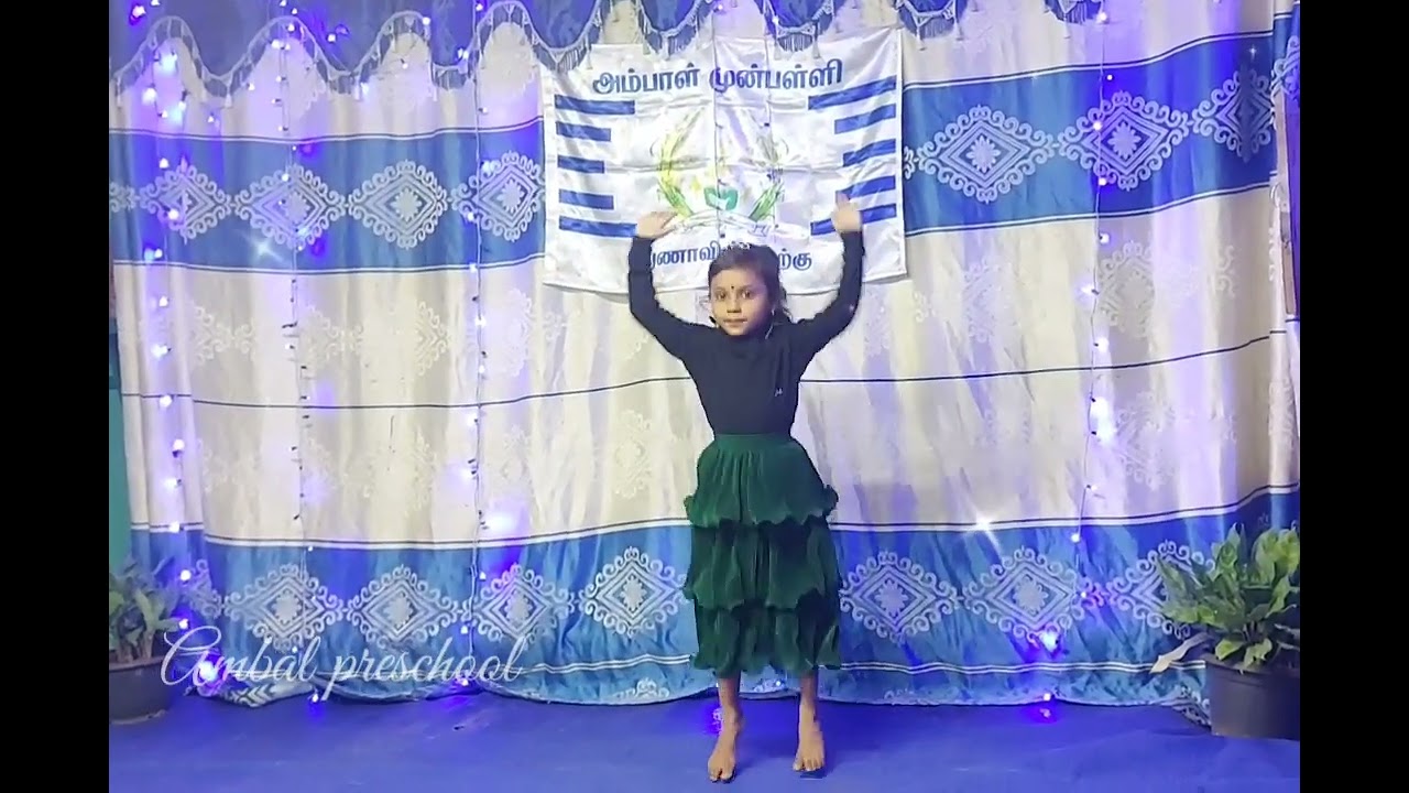 தனி நடனம்- தருணிகா#Ambal_preschool#Olivizha2024 🎄