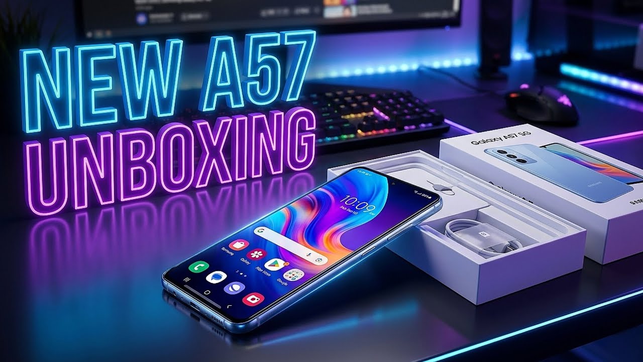 Распаковка Samsung A57 | Тест камеры и первые впечатления