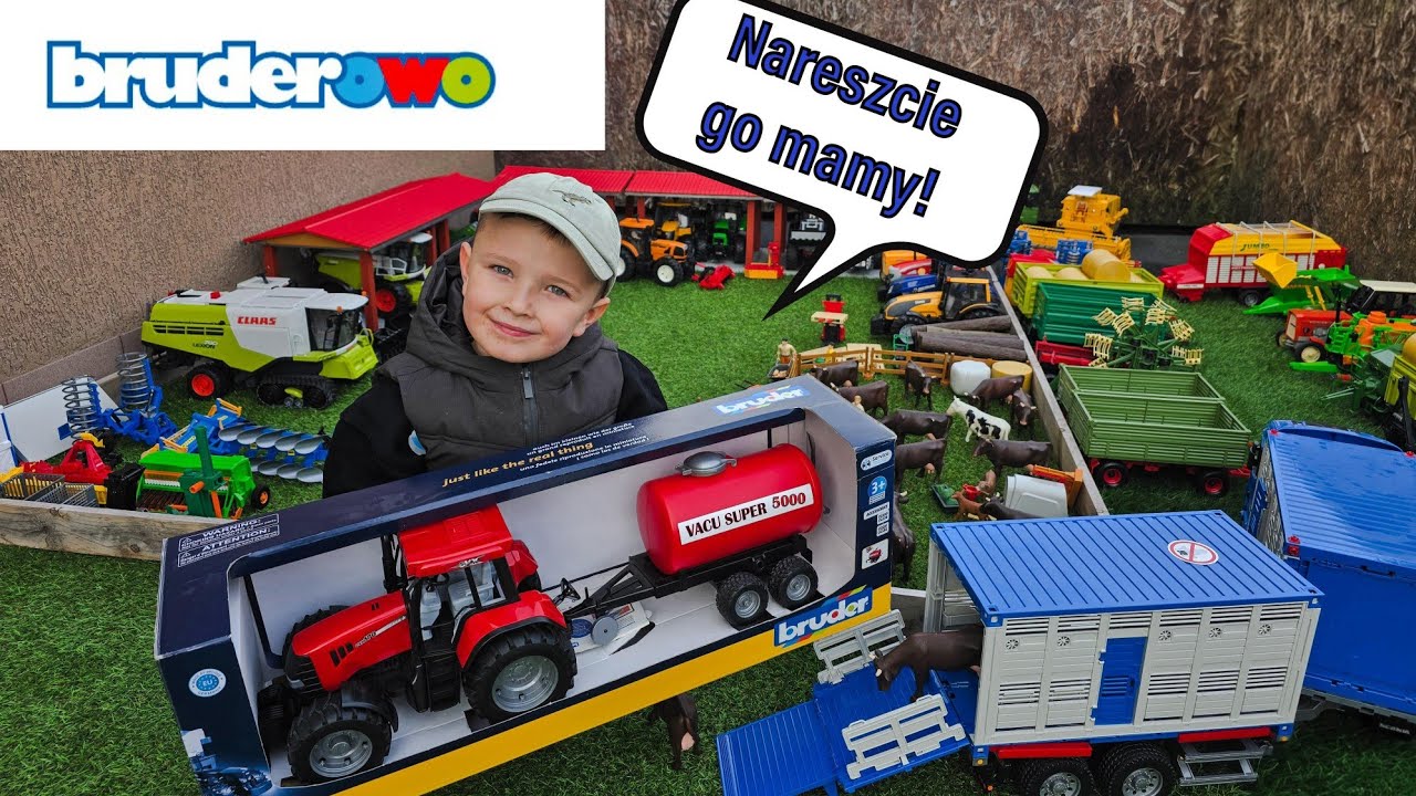 Bruder tractor 01184 - W końcu go mamy! Nowy model na farmie.