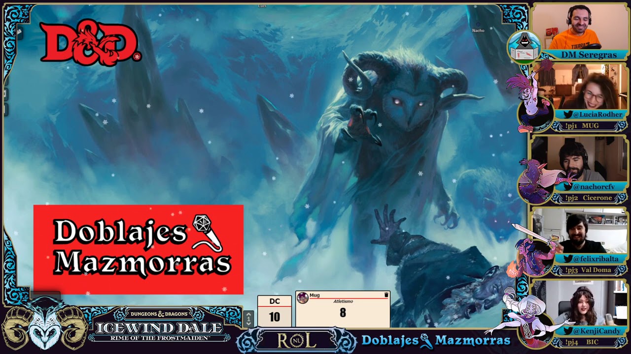[Español] Icewind Dale: Rime of the Frostmaiden Ep2 + actores de doblaje