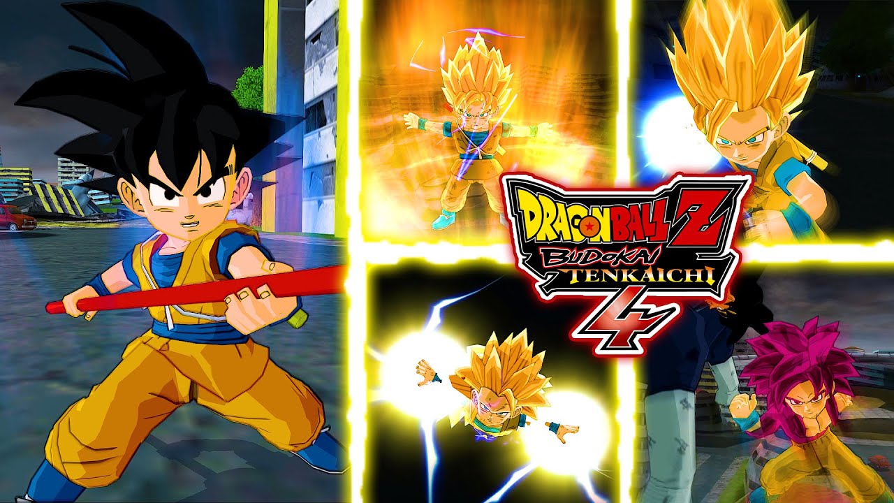 Dragon Ball Z Budokai Tenkaichi 3 - Goku Mini Daima All Forms Show his powerㅣNew Gameplay