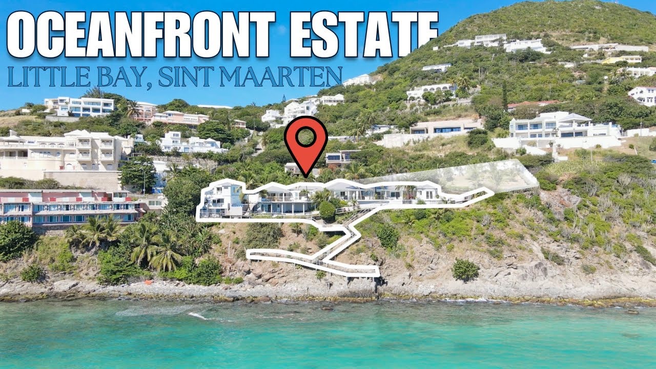 Inside a Huge Oceanfront Luxury Estate | Private Caribbean Villa, 2 Pools & Ocean Access