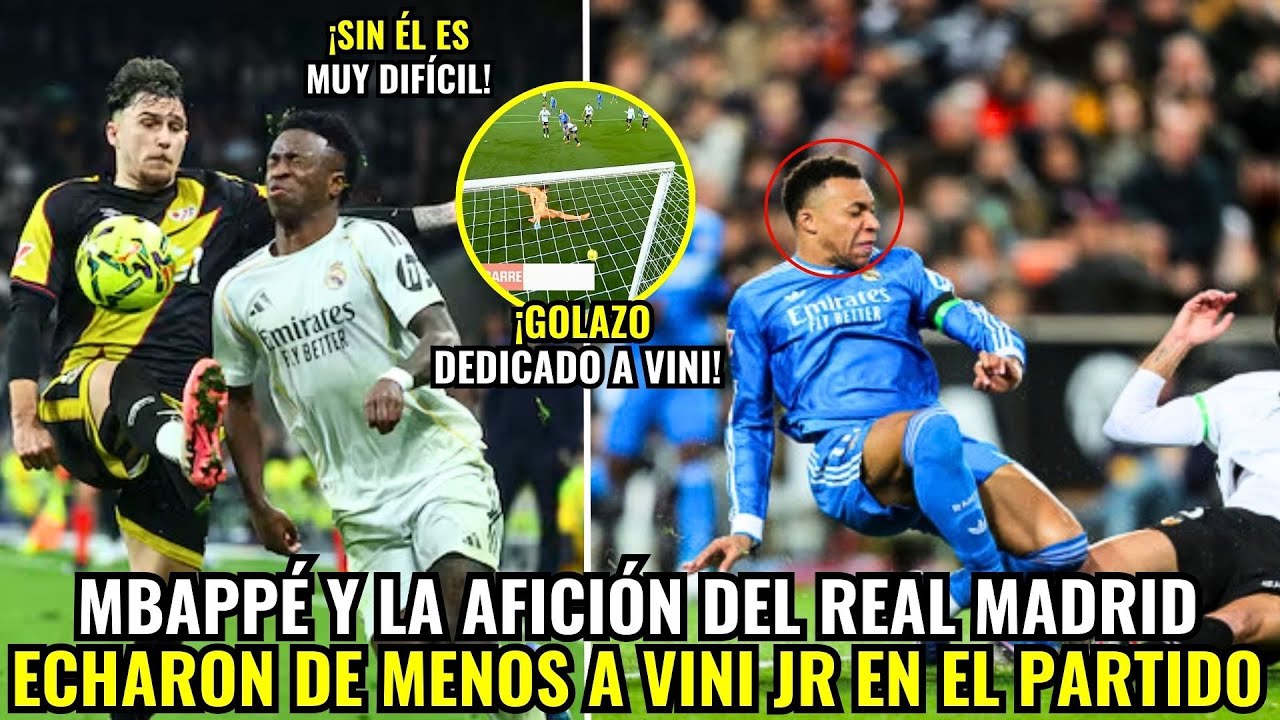 🚨¡GUAU! ¡MIRA POR QUÉ LA AFICIÓN EXTRAÑÓ A VINICIUS JR. EN EL PARTIDO CONTRA EL REAL MADRID!
