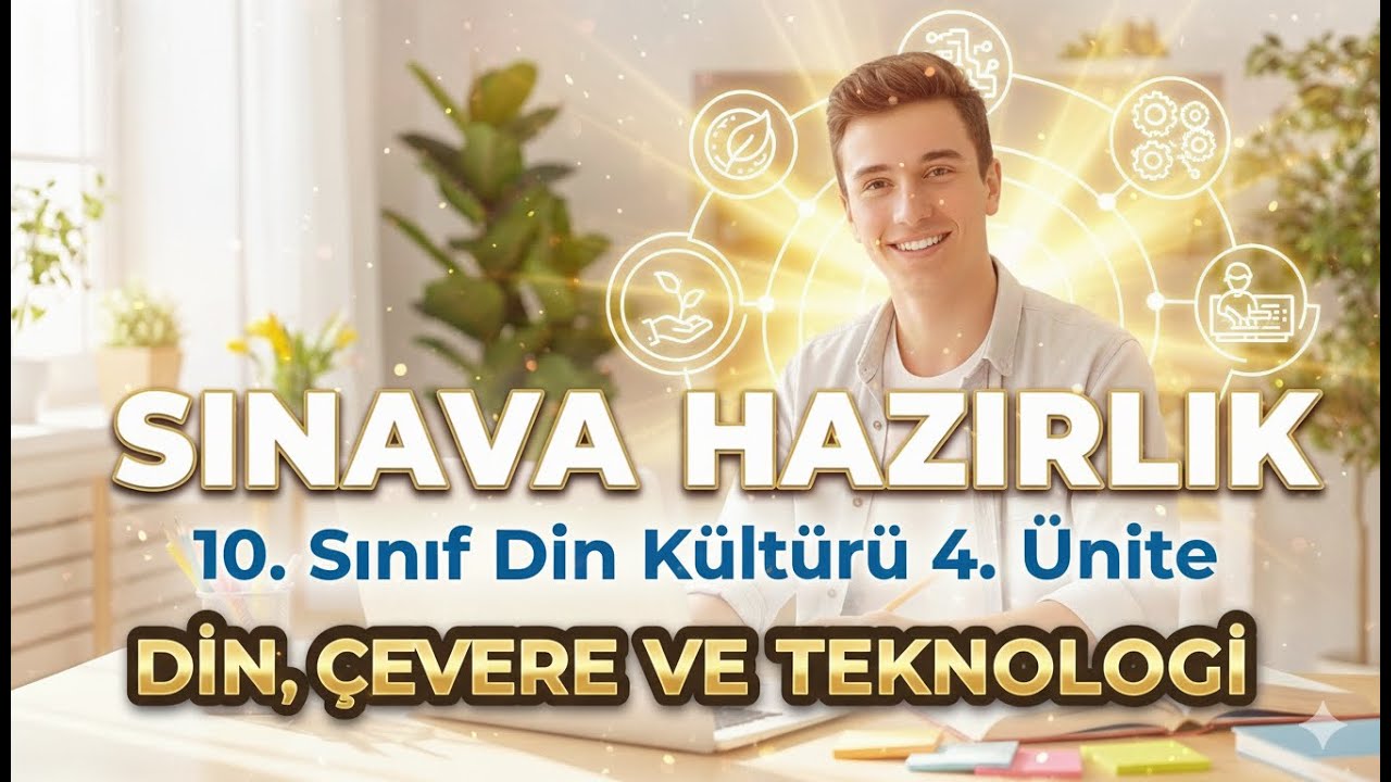 10. Sınıf Din Kültürü 4. Ünite Full Tekrar | Din, Çevre ve Teknoloji
