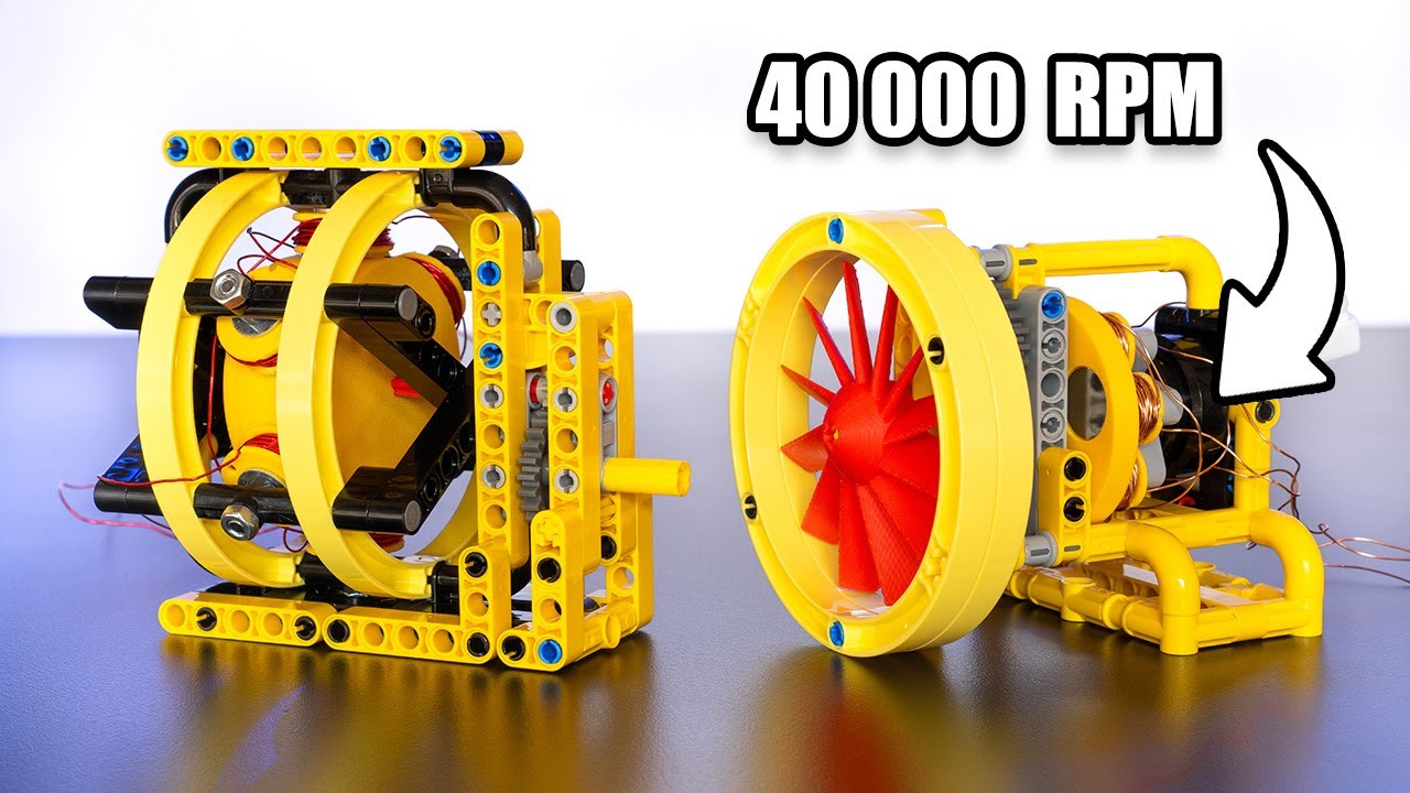 Maxing Out My Homemade Brushless LEGO Motors
