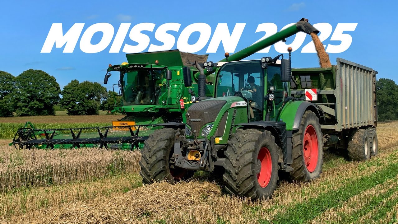 🇫🇷🌾MOISSON 2025 A LA FERME🚜😍|STBC JOHN DEERE T660I 