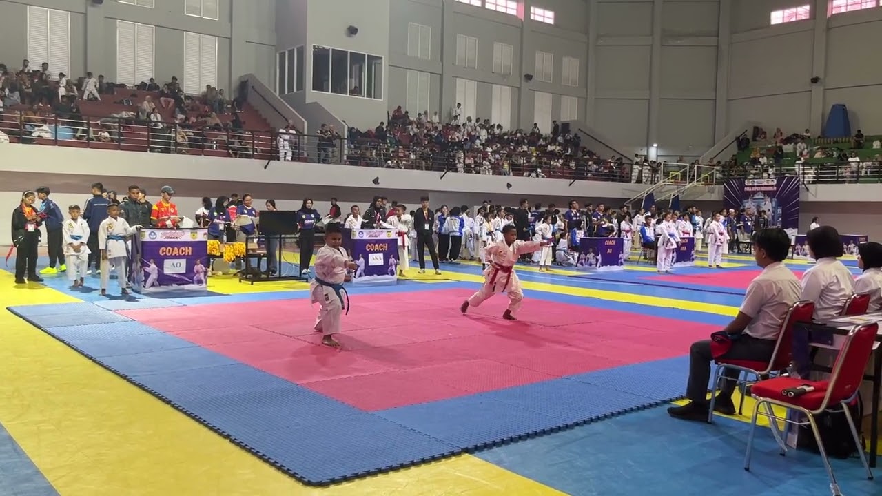 Final Kata karate Fausta Yuwan Mulya Kejurwil Karate Kabupaten Sukoharjo Tahun 2025