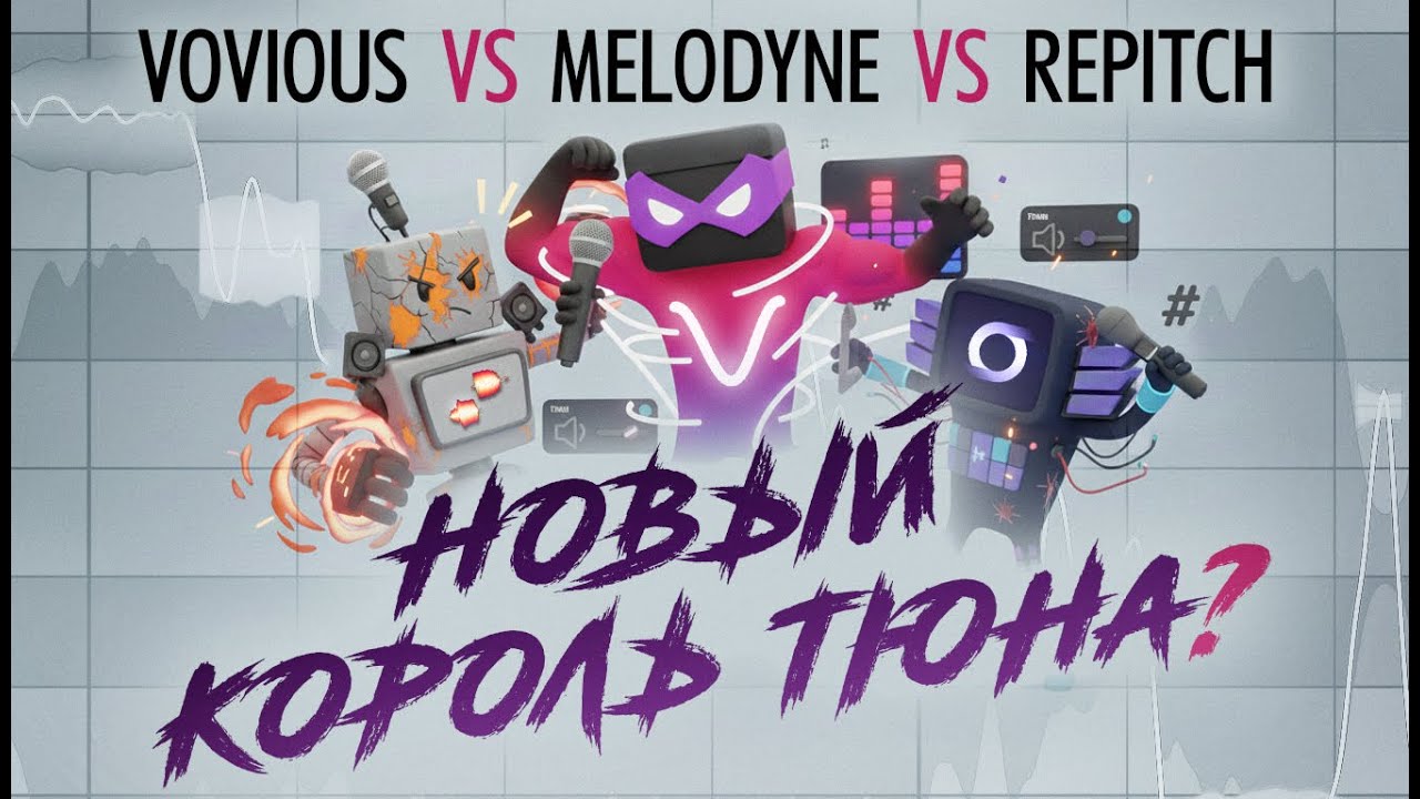 Vovious &mdash; новый король тюна? Сравниваем с Melodyne и RePitch