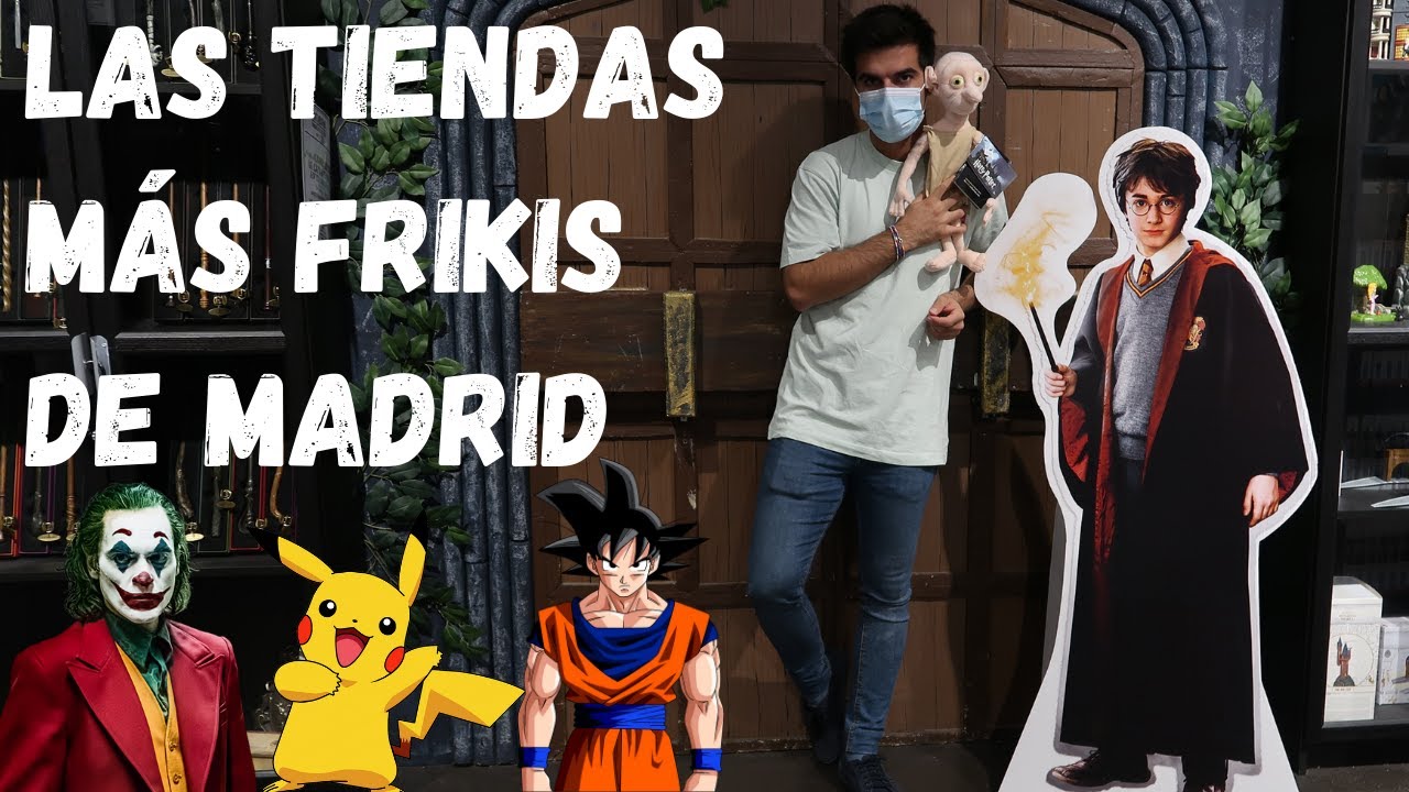 Visito las TIENDAS MÁS FRIKIS de MADRID I Pokemon, One Piece, Dragon Ball, Harry Potter y mucho más