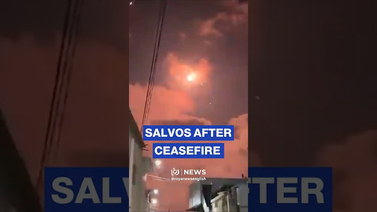Iran fires multiple salvos at &lsquo;Israel&rsquo; after ceasefire with US
