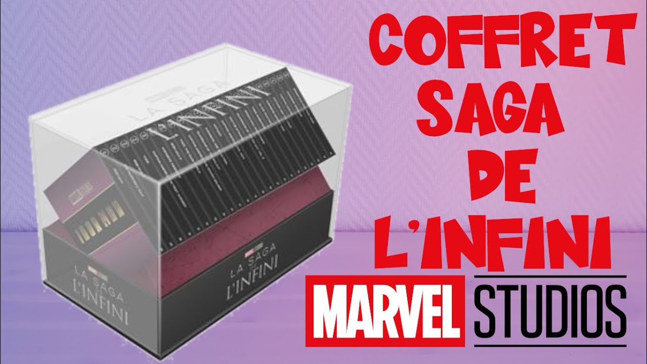 Unboxing du coffret Marvel Studio la saga de l'infini Blu Ray 4k