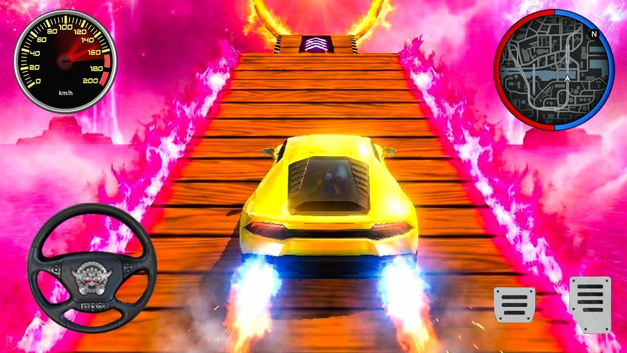 GT Car Stunts • Insane Mega Ramp Gameplay & Crazy Driving Tricks! 🚗💥 | Car Games Fun