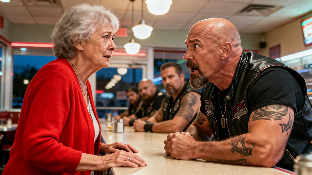 Elderly Woman Tells Hells Angels: “My Daughter Has the Same Tattoo as Yours”