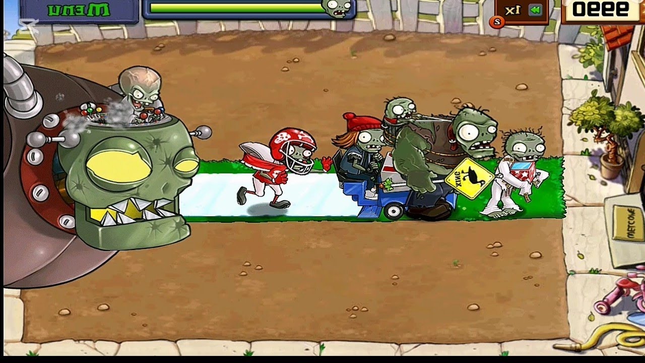 Reapeate Vs DrZomboss God Reapeate Kill Dr Zomboss - Who Will Win? PVZ1 Fullgameplay