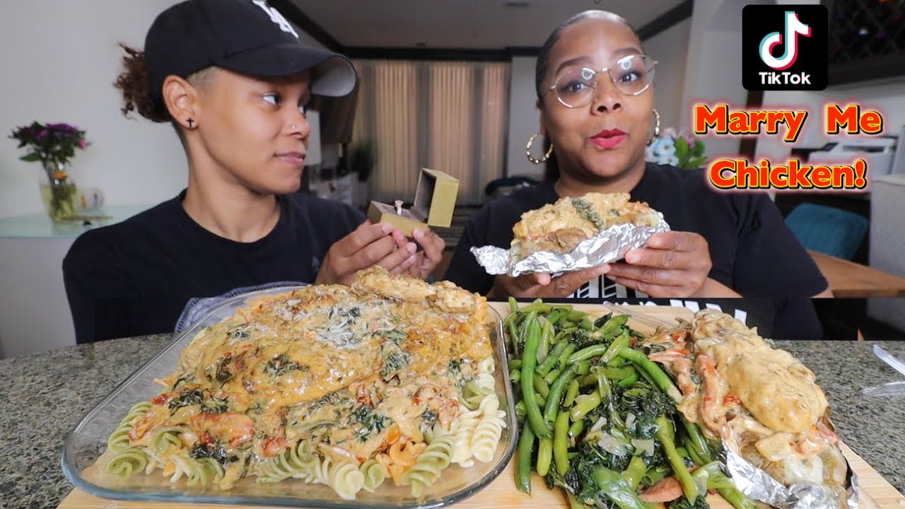 TRYING VIRAL TIK TOK MARRY ME CHICKEN FOR THE FIRST TIME!!!