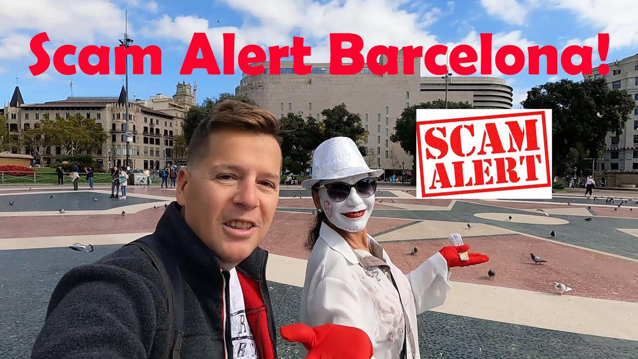 SCAM ALERT! Barcelona's White Mime Scammers! ⚠️