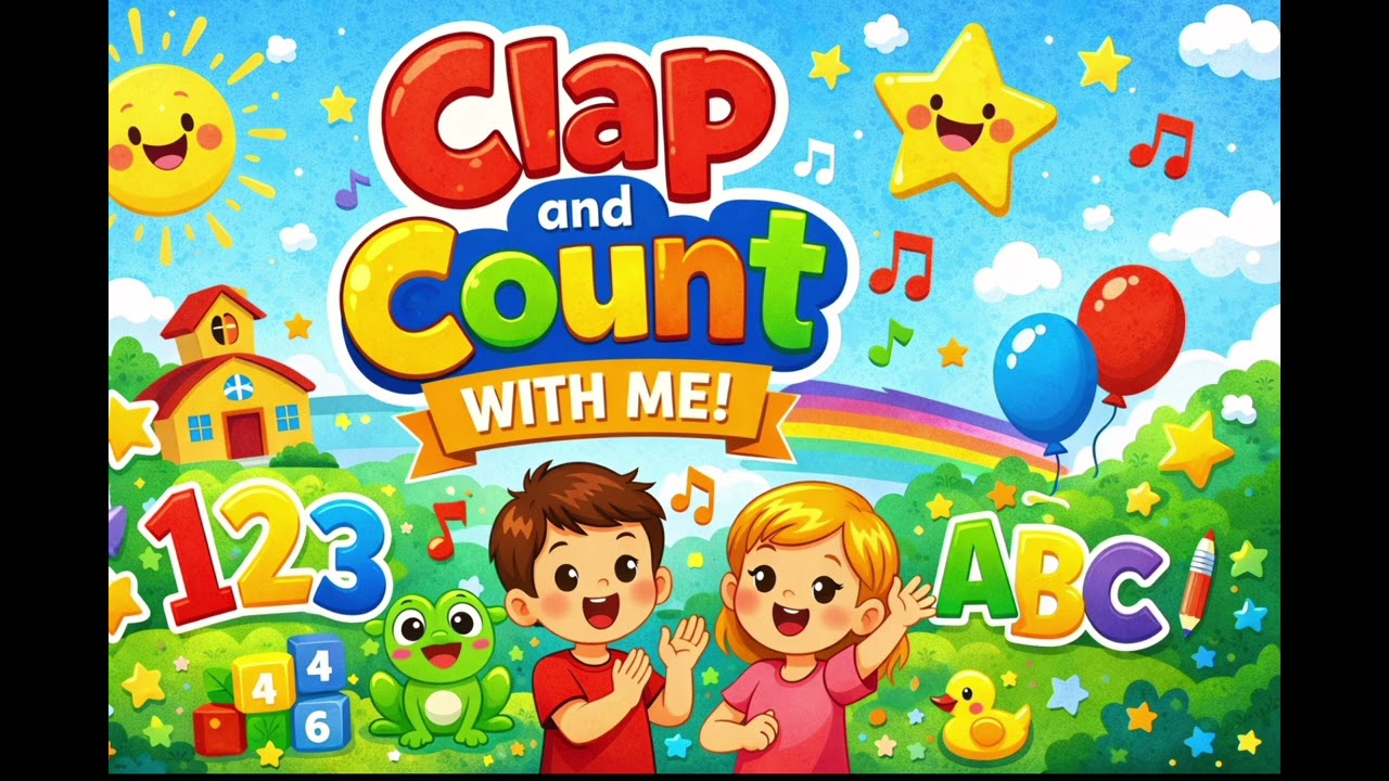 CLAP AND COUNT (KIDS MUSIC) #kids #kidsmusic #kidsmusicvideos 