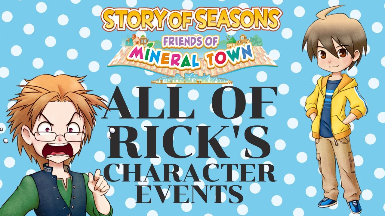 Story of Seasons: Friends of Mineral Town - Rick's Events, Confession, Marriage & Baby