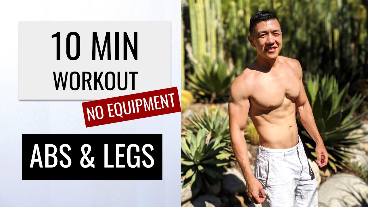 10 MIN EFFECTIVE HIIT WORKOUT (LEGS AND ABS) // No Equipment