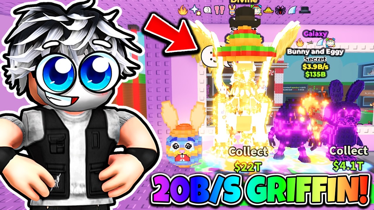 WE GOT THE BEST 20B/S GRIFFIN IN STEAL A BRAINROT! Roblox