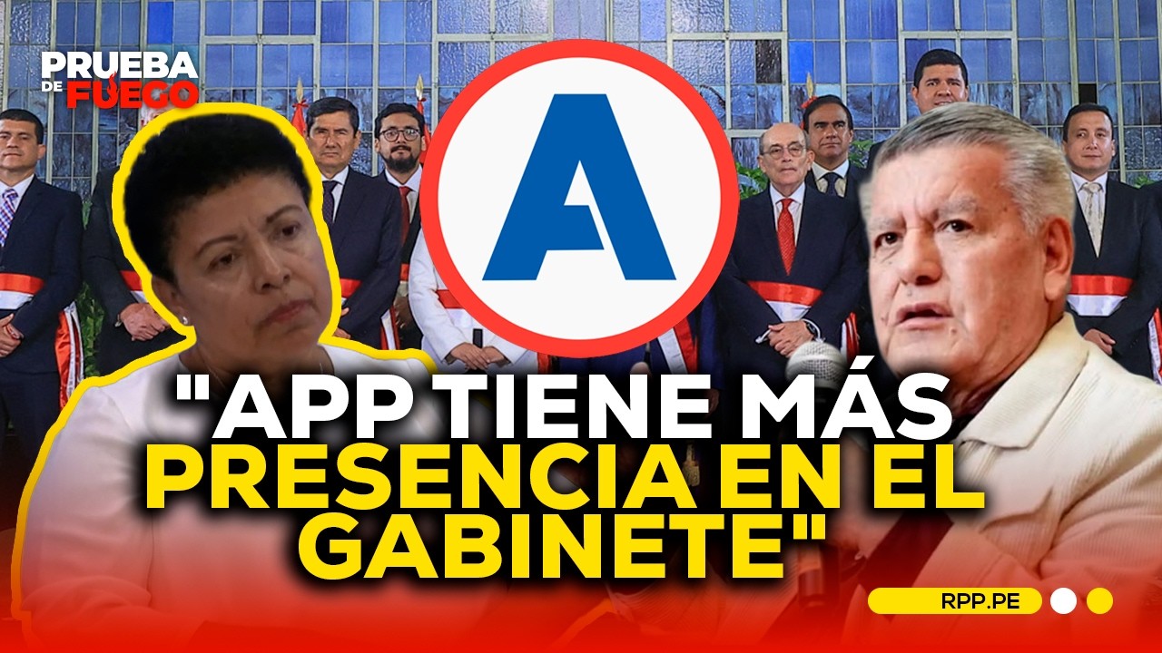 Congresista de Fuerza Popular observa predominio de APP en el gabinete #PDFRPP