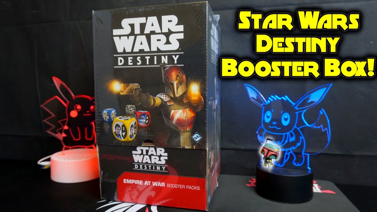 Opening a Star Wars Destiny ''Empire At War'' BOOSTER BOX!