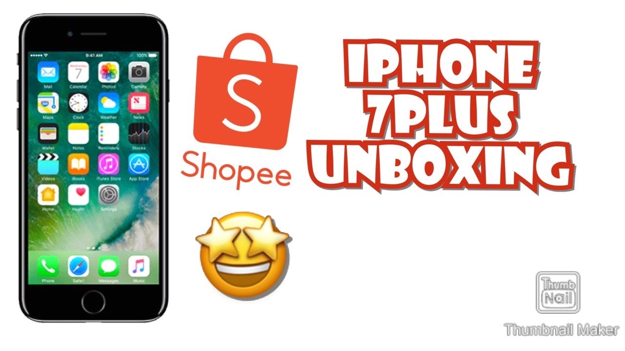 IPHONE 7 PLUS FROM SHOPEE 2020 | UNBOXING| ENGLISH