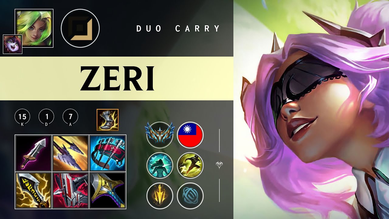 Zeri ADC vs Caitlyn - TW Challenger Patch 26.02