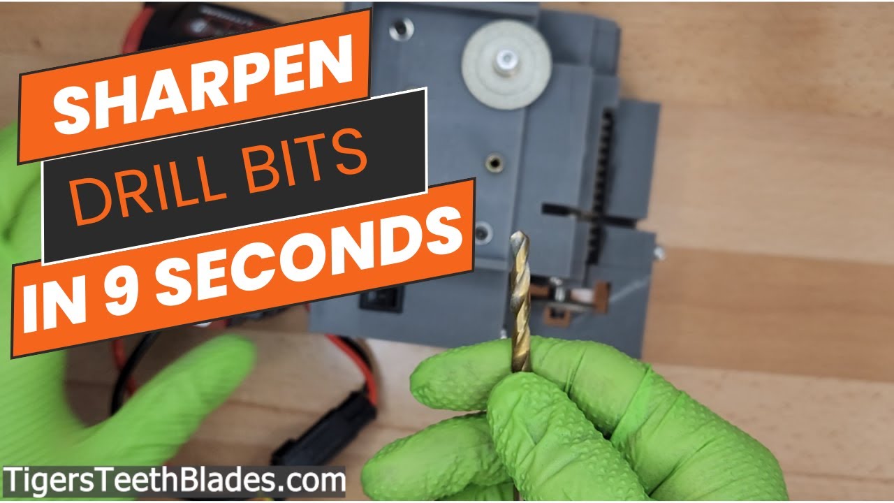 How To Sharpen Drill Bits Fast In 9 Seconds