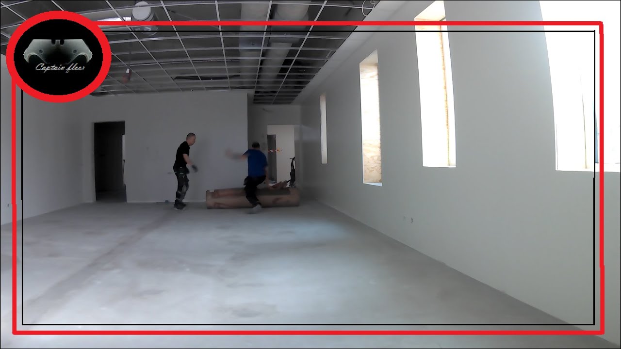 16. Fitting linoleum flooring and doing some multicolour welding