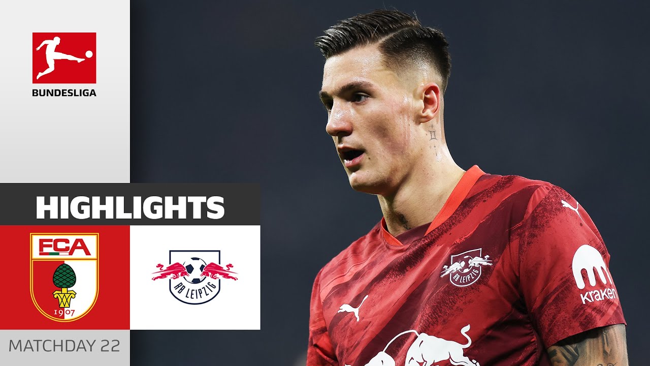 Tense Draw In Augsburg! | FC Augsburg - RB Leipzig | Highlights Matchday 22 &ndash; Bundesliga 2024/25