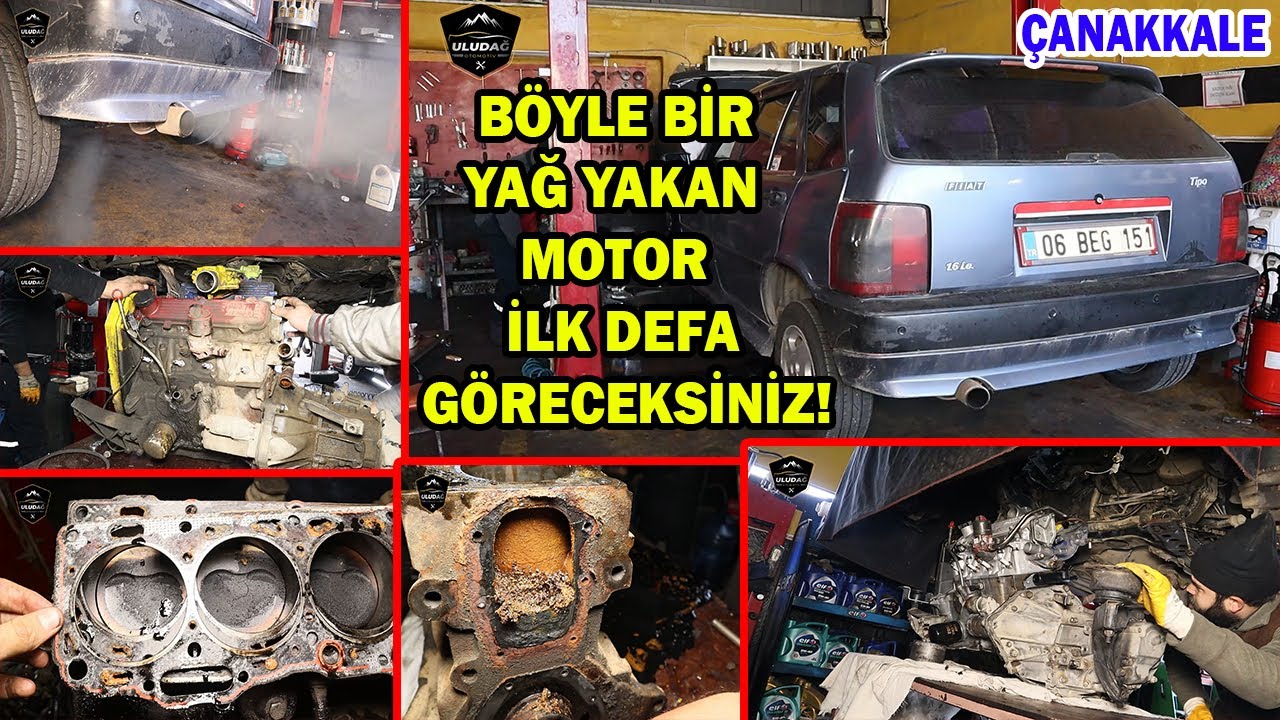 FİAT TİPO 1.6 MPİ MOTOR REKTEFİYE | YAĞ YAKIYOR! (SIFIR MOTOR TOPLADIK)