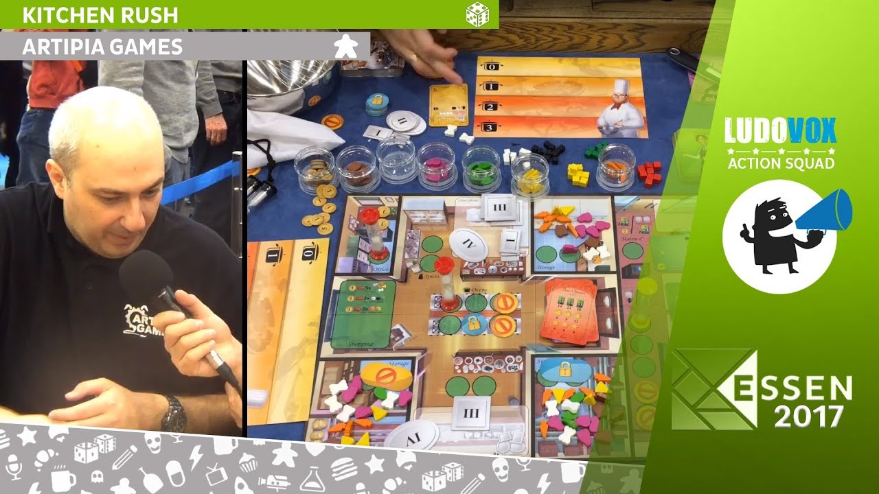 Essen 2017 - Kitchen Rush - Artipia Games