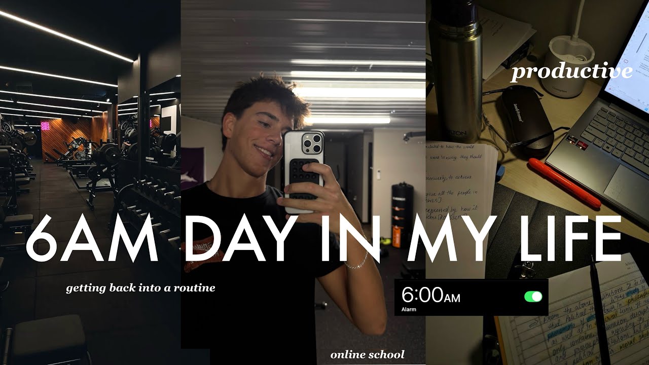 6AM *realistic and productive* DAY IN MY LIFE