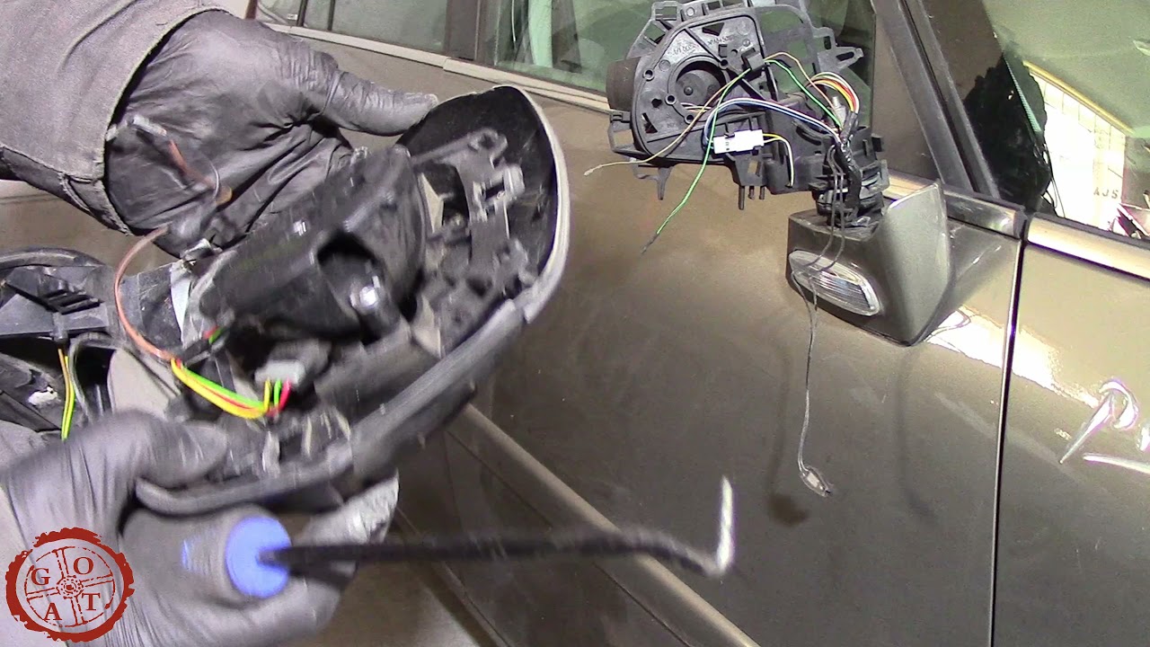 Citroen c4 picasso mirror removal ( 雪铁龙C4毕加索后视镜拆装）