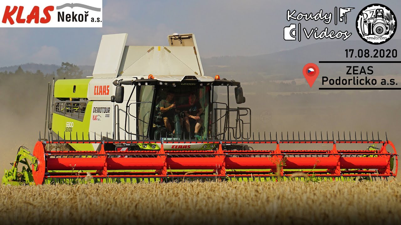 NEW DEMO Claas Lexion 6800 & Convio Flex 930 - Klas Nekoř a.s. | Žně 2020, Harvest, Moisson |